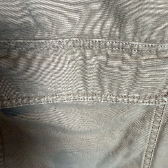 Womens tan barn chore Field Jacket size large Lands’ End - Picture 5 of 14